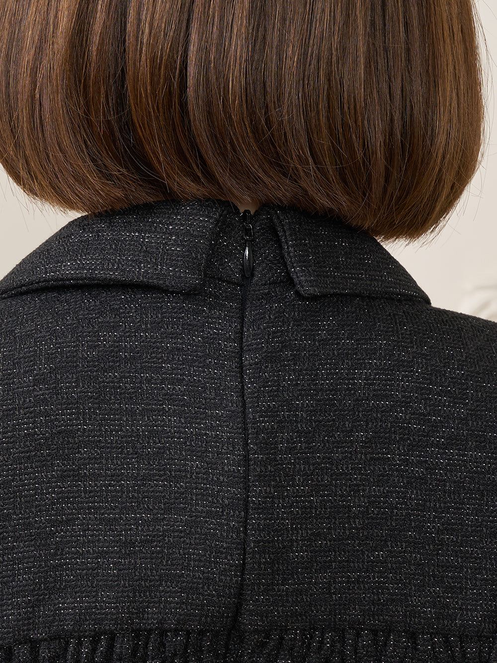 モデル：162cm（着用サイズ：FREE　着用カラー：BLK）