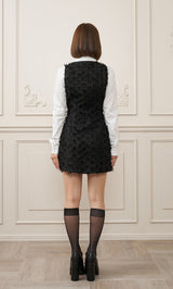 モデル：162cm（着用サイズ：S　着用カラー：BLK）