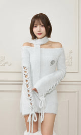 モデル：162cm（着用サイズ：FREE　着用カラー：WHT）
