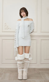 モデル：162cm（着用サイズ：FREE　着用カラー：WHT）