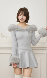 モデル：162cm（着用サイズ：FREE　着用カラー：GRY）