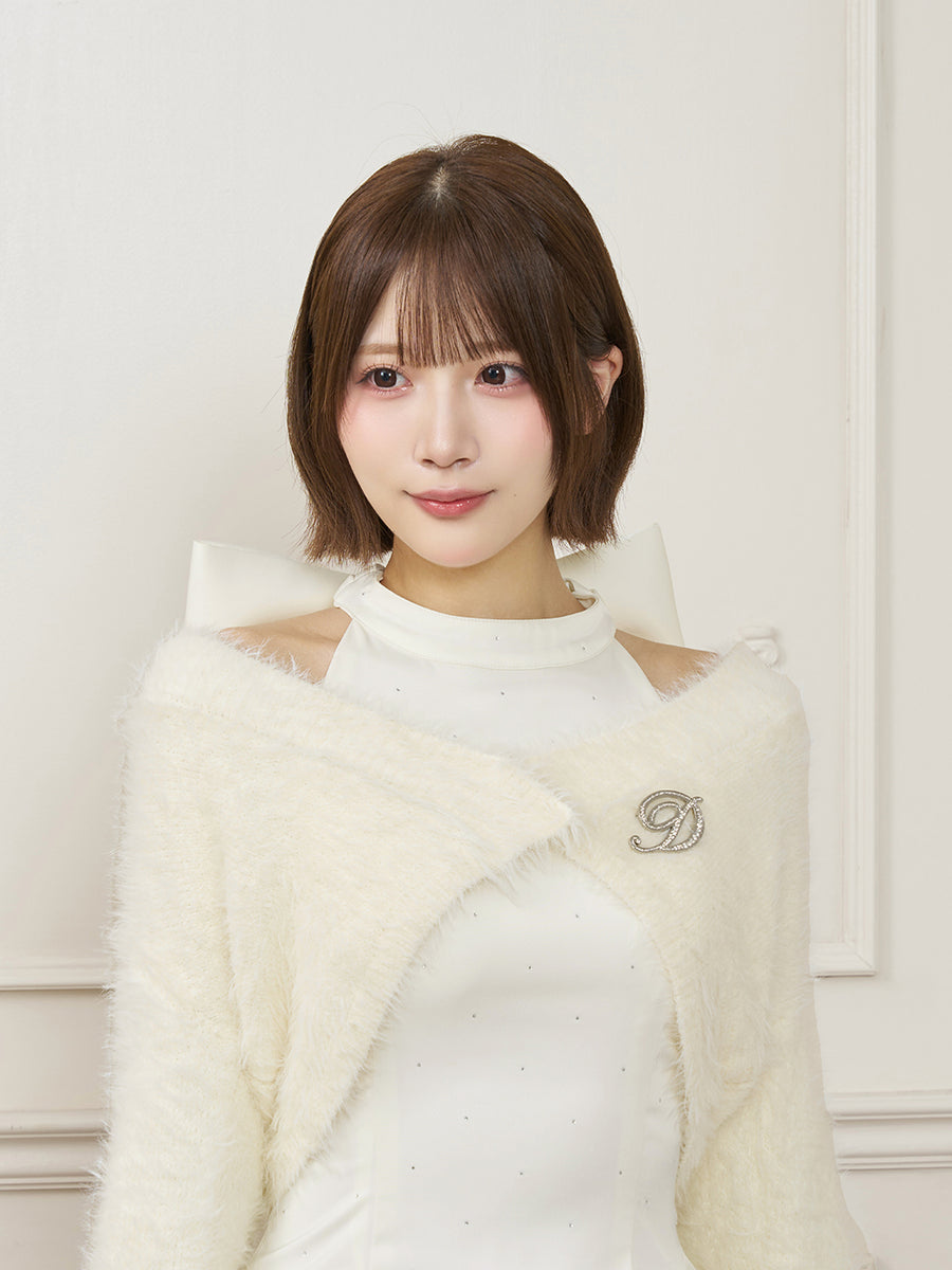 モデル：162cm（着用サイズ：FREE　着用カラー：IVO）