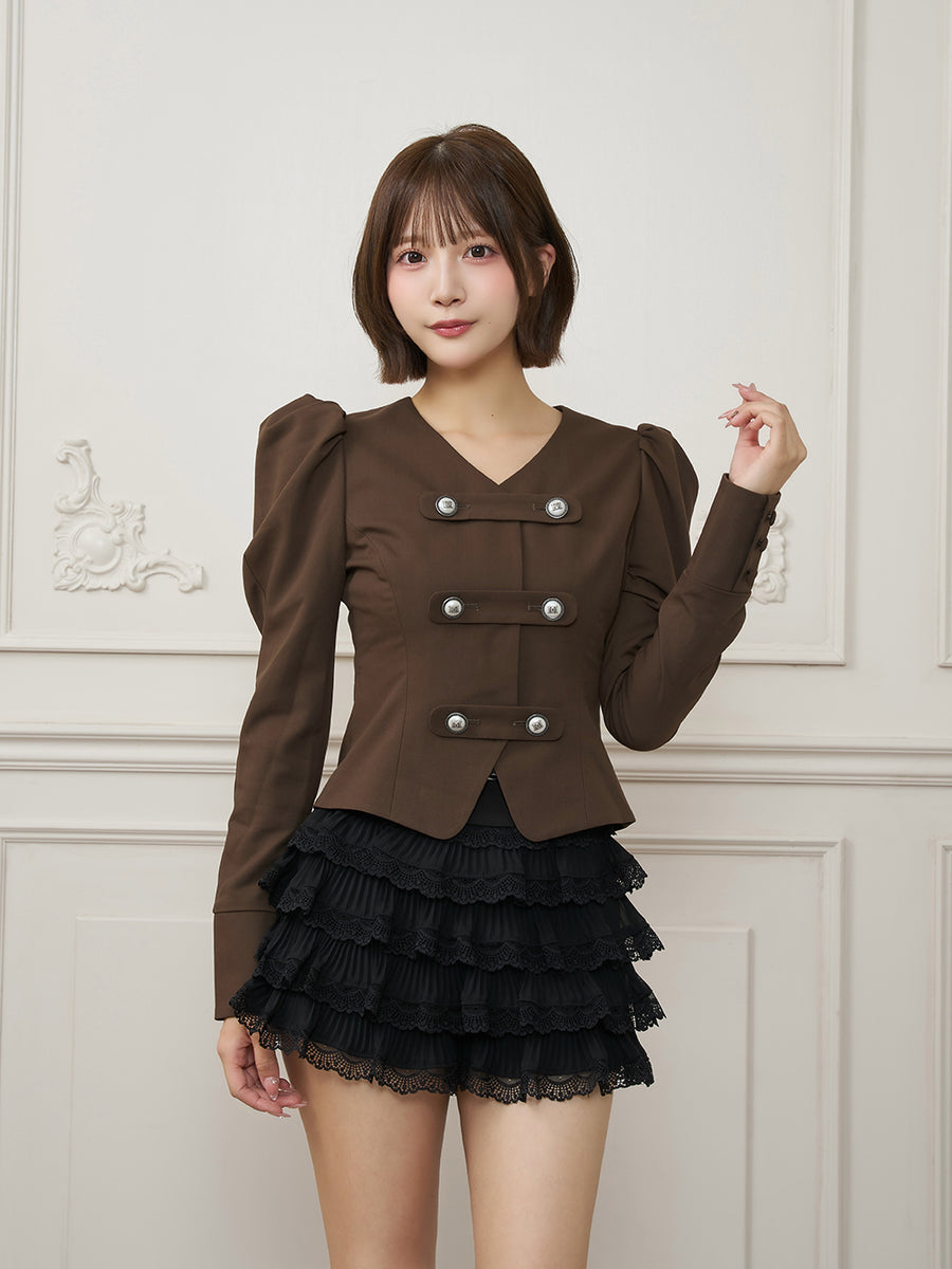 モデル：162cm（着用サイズ：FREE　着用カラー：BRN）