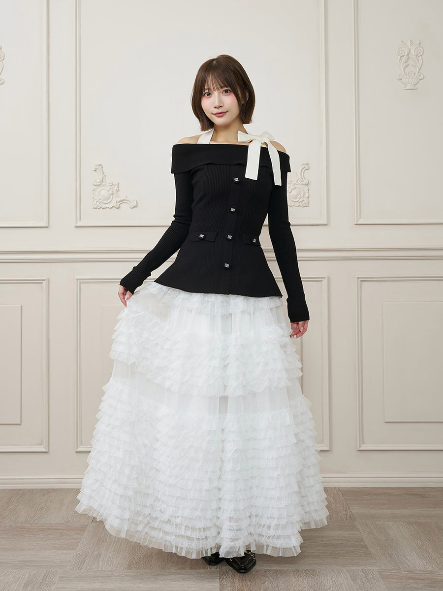 モデル：162cm（着用サイズ：FREE　着用カラー：WHT）