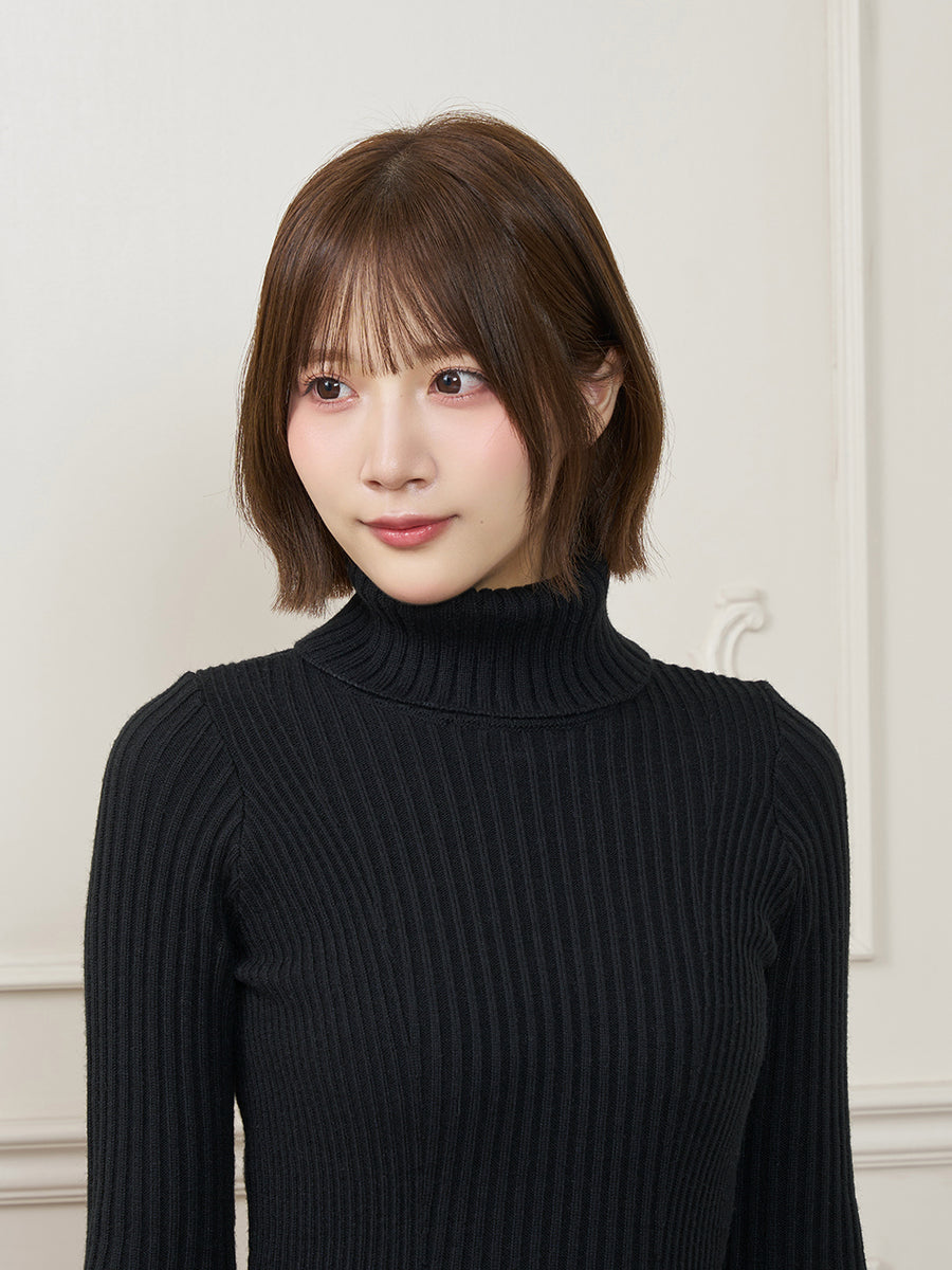 モデル：162cm（着用サイズ：FREE　着用カラー：BLK）