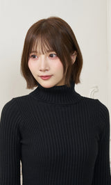 モデル：162cm（着用サイズ：FREE　着用カラー：BLK）