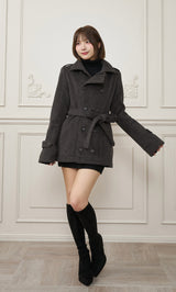 モデル：162cm（着用サイズ：S　着用カラー：GRY）