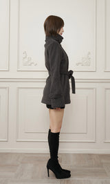 モデル：162cm（着用サイズ：S　着用カラー：GRY）