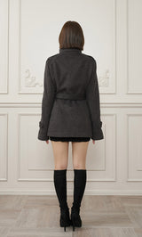 モデル：162cm（着用サイズ：S　着用カラー：GRY）