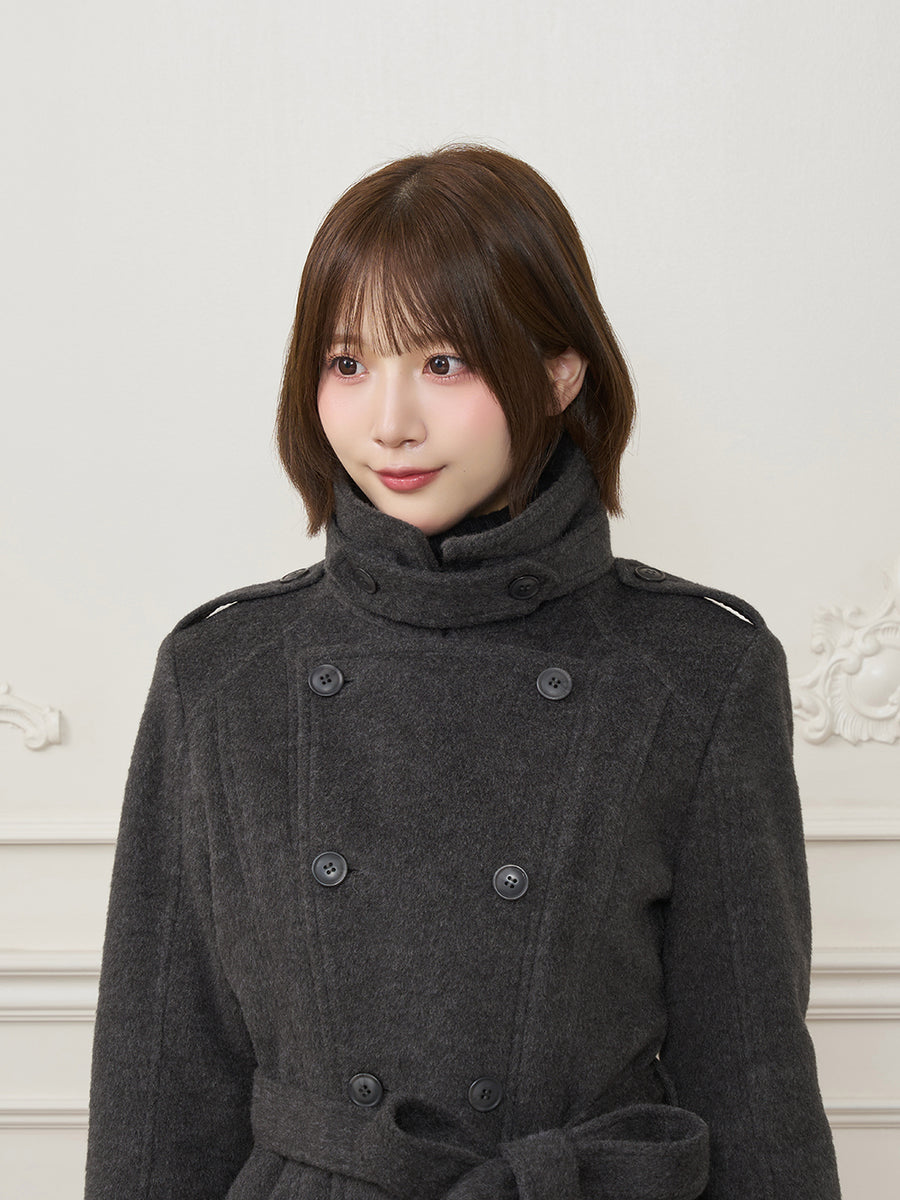 モデル：162cm（着用サイズ：S　着用カラー：GRY）
