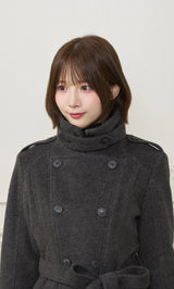 モデル：162cm（着用サイズ：S　着用カラー：GRY）