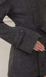 モデル：162cm（着用サイズ：S　着用カラー：GRY）