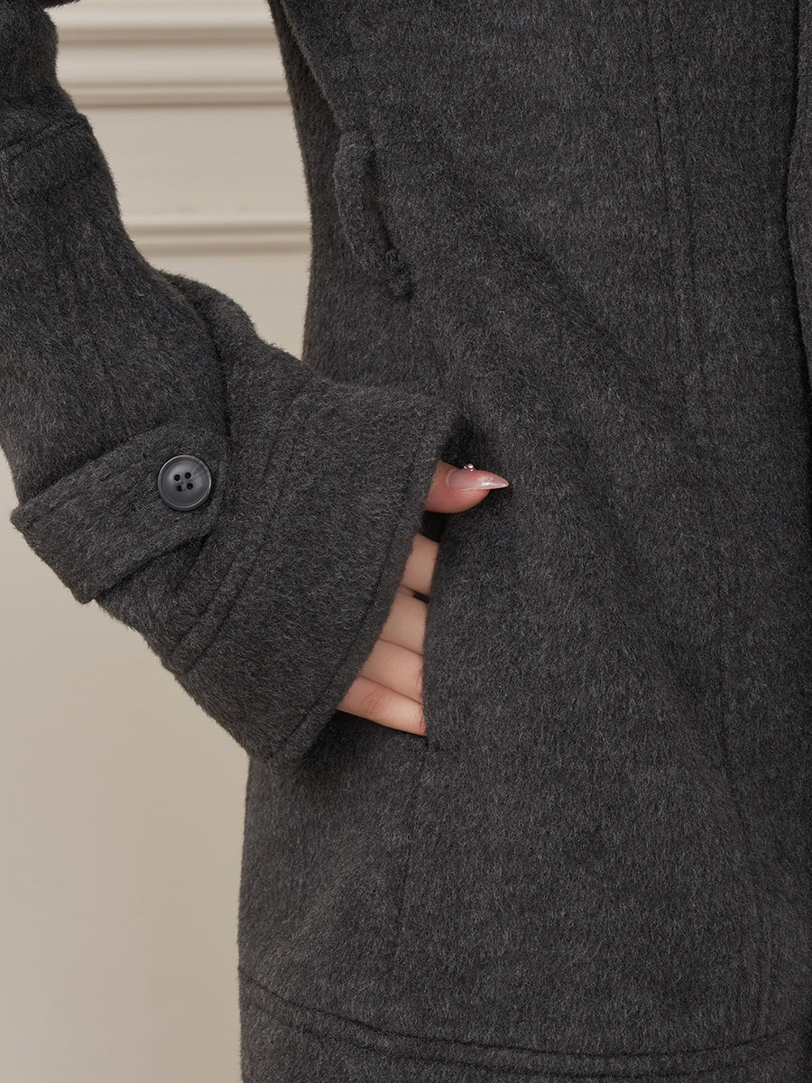 モデル：162cm（着用サイズ：S　着用カラー：GRY）