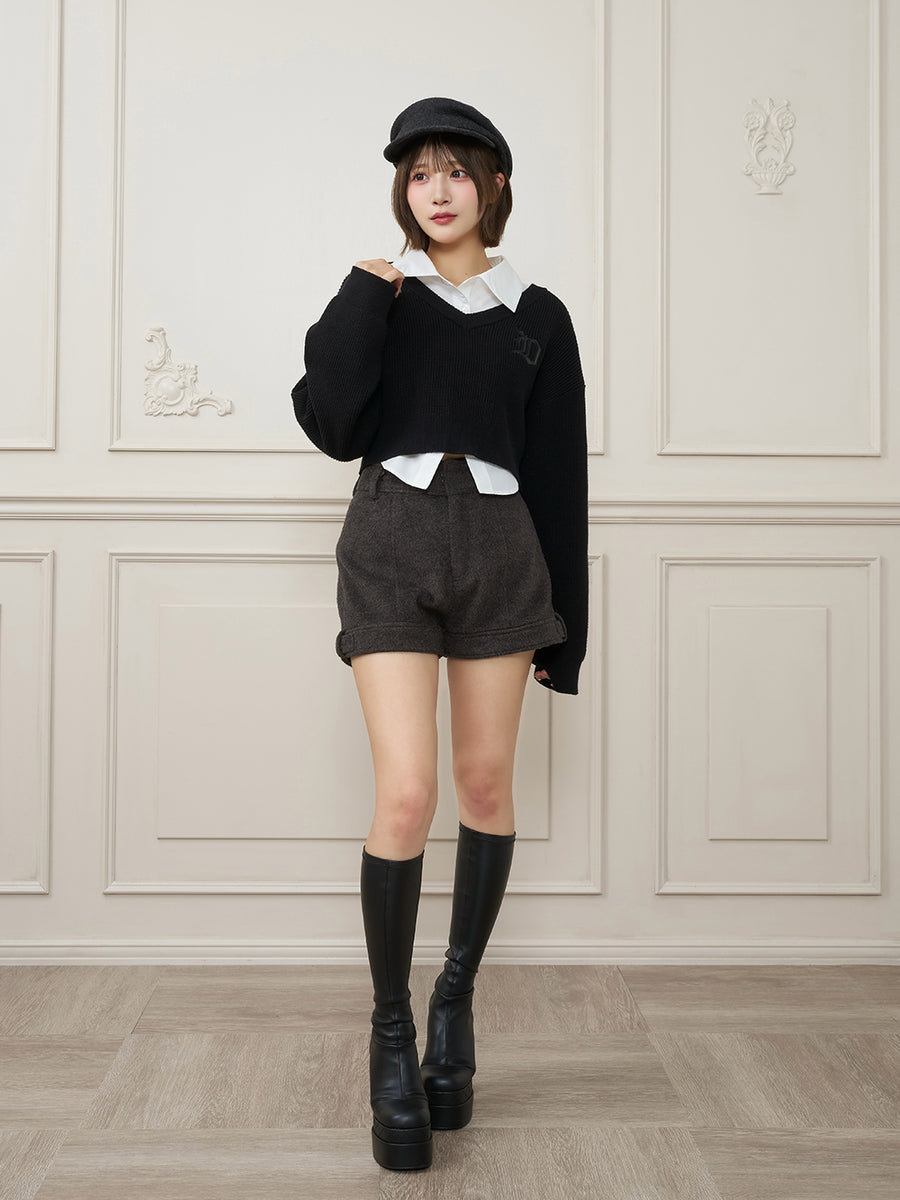 モデル：162cm（着用サイズ：S　着用カラー：GRY）