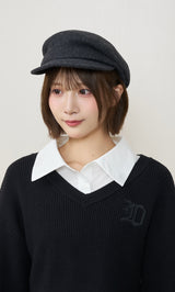 モデル：162cm（着用サイズ：FREE　着用カラー：BLK）