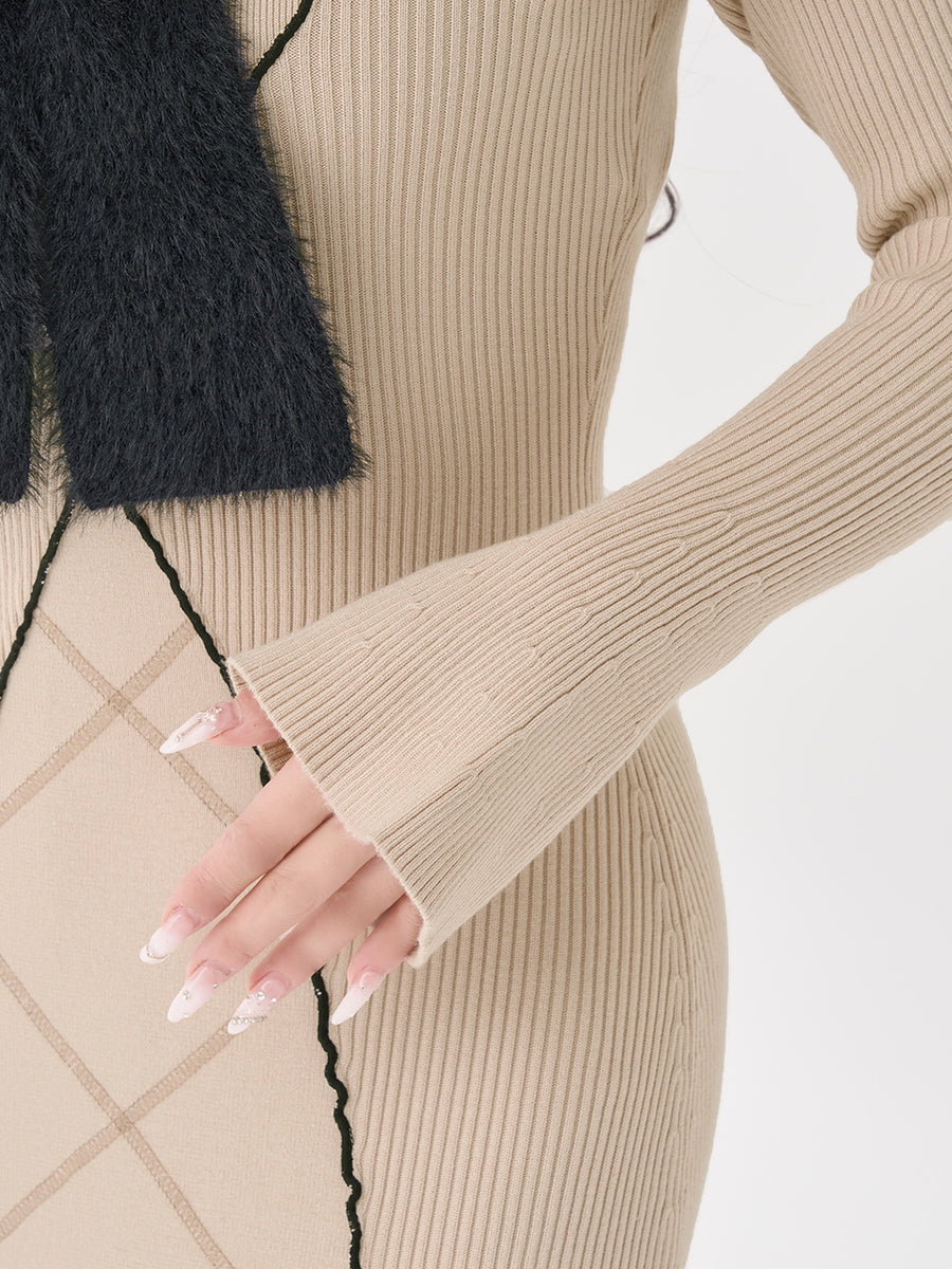 モデル：158cm（着用サイズ：FREE　着用カラー：BEG）