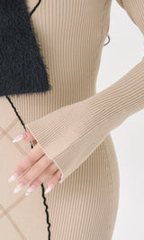 モデル：158cm（着用サイズ：FREE　着用カラー：BEG）