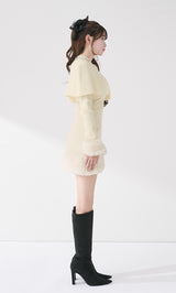 モデル：158cm（着用サイズ：FREE　着用カラー：IVO）