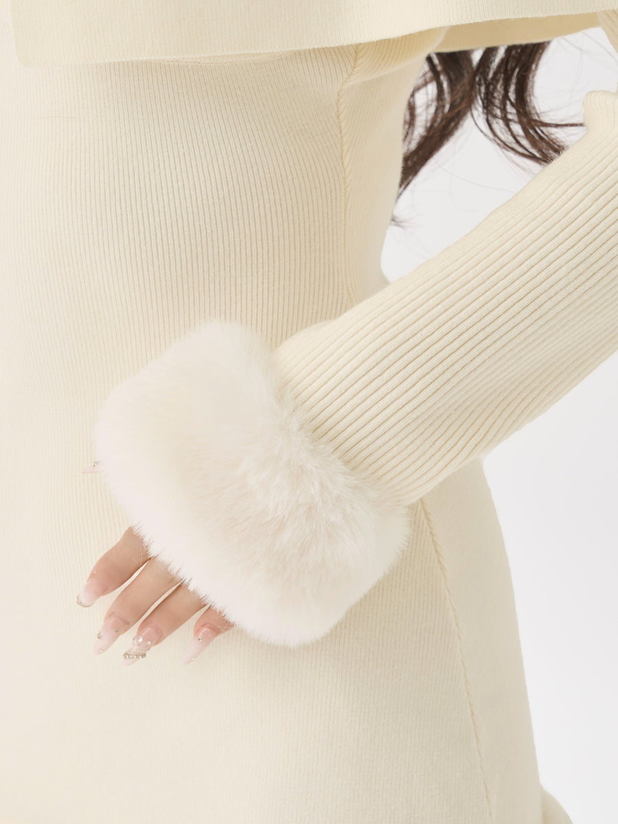 モデル：158cm（着用サイズ：FREE　着用カラー：IVO）