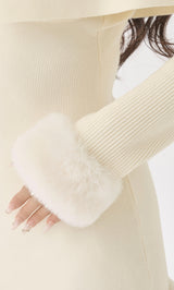 モデル：158cm（着用サイズ：FREE　着用カラー：IVO）