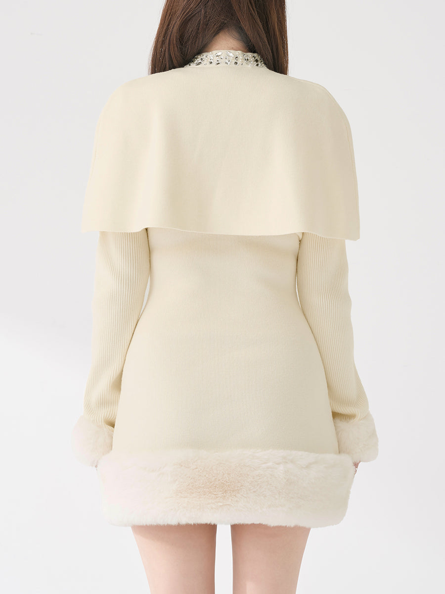 モデル：158cm（着用サイズ：FREE　着用カラー：IVO）