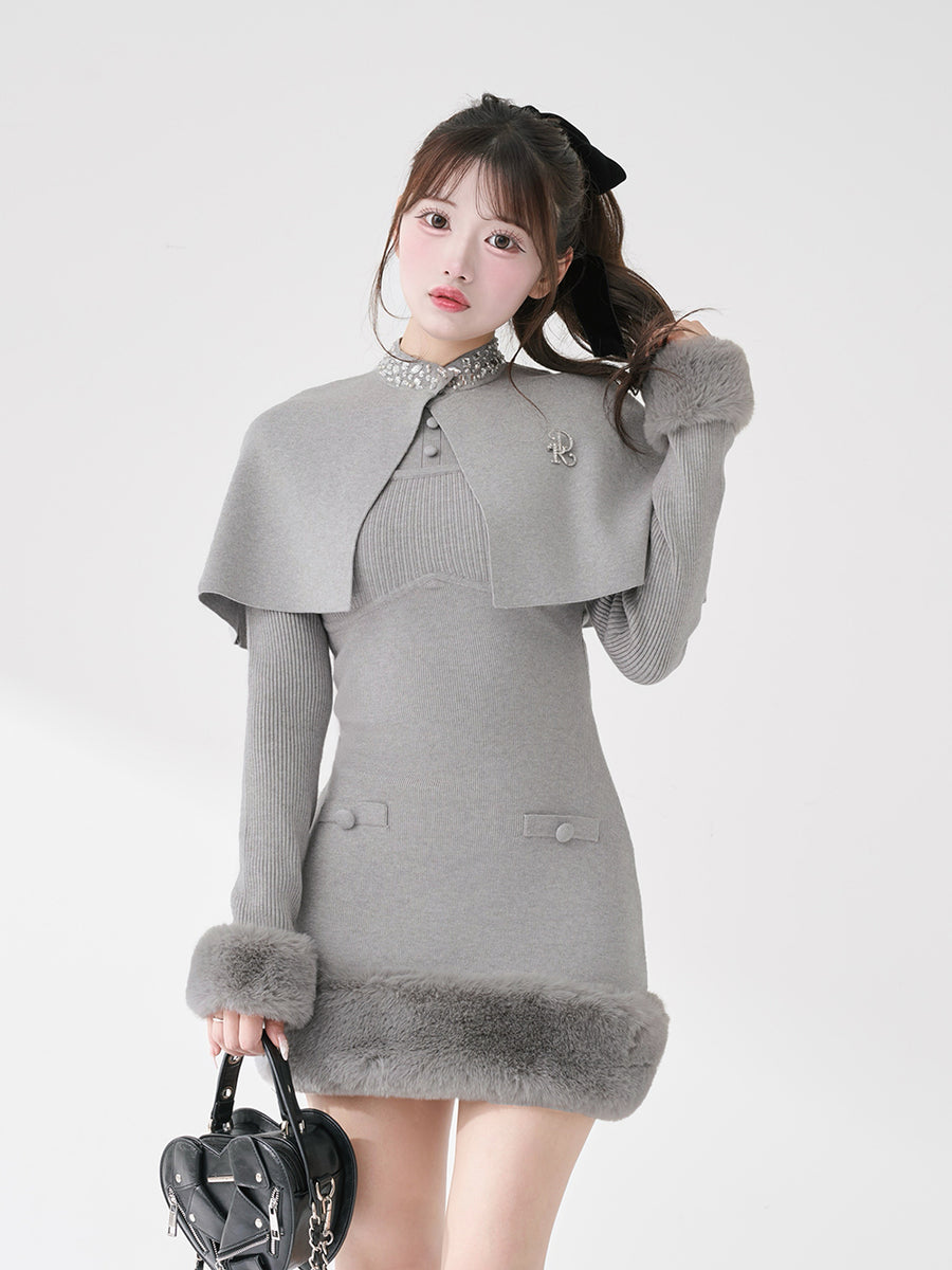 モデル：158cm（着用サイズ：FREE　着用カラー：GRY）