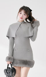 モデル：158cm（着用サイズ：FREE　着用カラー：GRY）