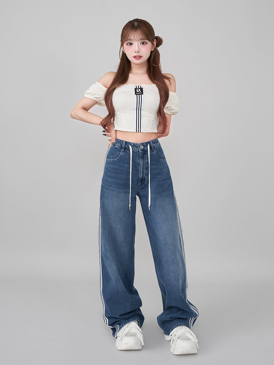 モデル：158cm（着用サイズ：FREE　着用カラー：WHT）
