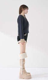 モデル：158cm（着用サイズ：FREE　着用カラー：NVY）