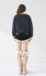 モデル：158cm（着用サイズ：FREE　着用カラー：NVY）