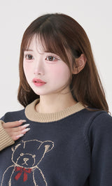 モデル：158cm（着用サイズ：FREE　着用カラー：NVY）