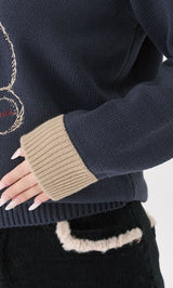 モデル：158cm（着用サイズ：FREE　着用カラー：NVY）