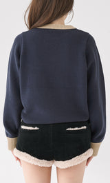 モデル：158cm（着用サイズ：FREE　着用カラー：NVY）