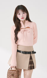 モデル：158cm（着用サイズ：FREE　着用カラー：B-PNK）