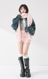 モデル：158cm（着用サイズ：FREE　着用カラー：B-PNK）