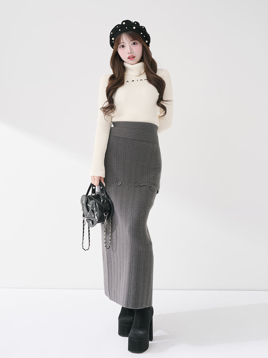 モデル：158cm（着用サイズ：FREE　着用カラー：GRY）