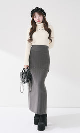 モデル：158cm（着用サイズ：FREE　着用カラー：GRY）