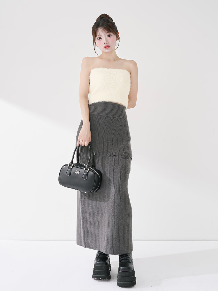 モデル：158cm（着用サイズ：FREE　着用カラー：IVO）