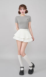 モデル：158cm（着用サイズ：FREE　着用カラー：GRY）