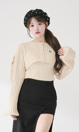 モデル：158cm（着用サイズ：FREE　着用カラー：IVO）