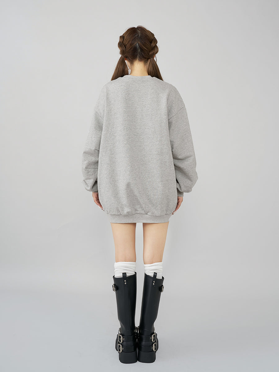 モデル：158cm（着用サイズ：FREE　着用カラー：GRY）