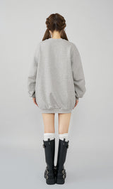 モデル：158cm（着用サイズ：FREE　着用カラー：GRY）