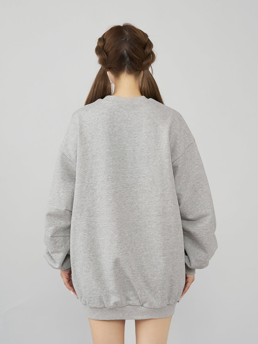 モデル：158cm（着用サイズ：FREE　着用カラー：GRY）