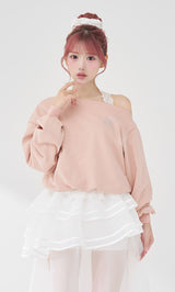モデル：158cm（着用サイズ：FREE　着用カラー：PNK）