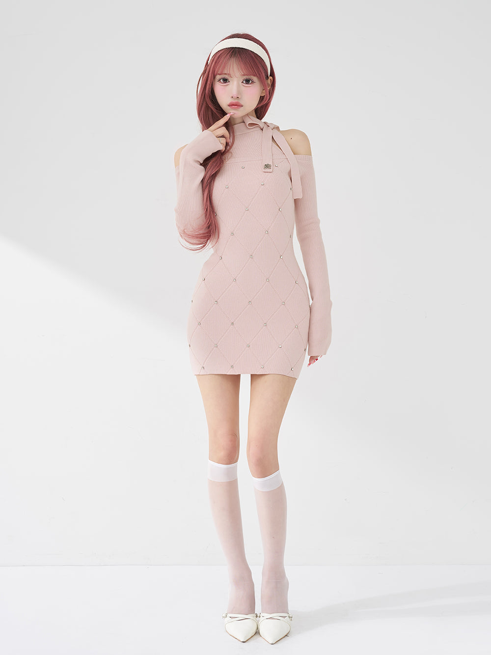 モデル：158cm（着用サイズ：FREE　着用カラー：PNK）