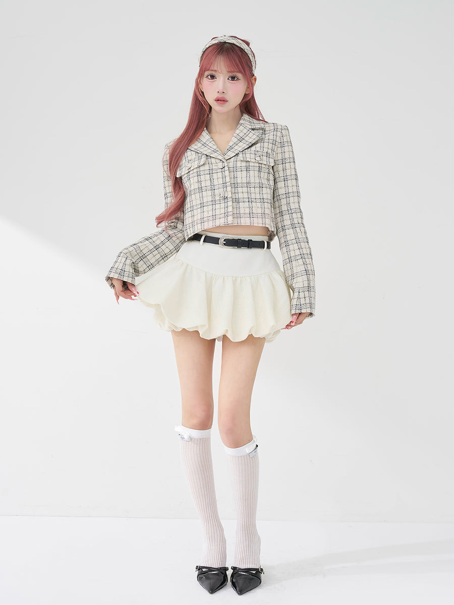 モデル：158cm（着用サイズ：FREE　着用カラー：WHT）