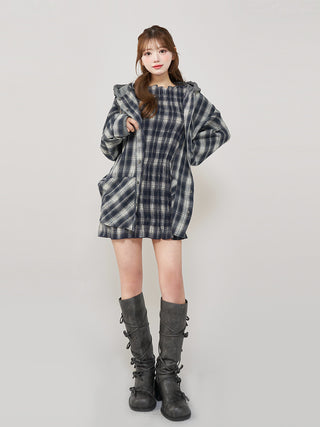 モデル：158cm（着用サイズ：FREE　着用カラー：NVY）