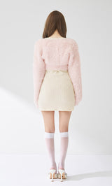 モデル：158cm（着用サイズ：FREE　着用カラー：IVO）