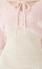 モデル：158cm（着用サイズ：FREE　着用カラー：IVO）