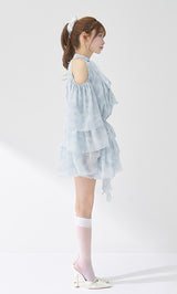 モデル：158cm（着用サイズ：FREE　着用カラー：SAX）